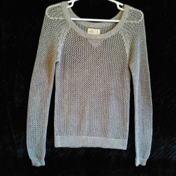 Hollister | Sweaters | Hollister Silver 